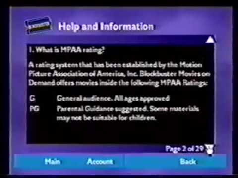 Blockbuster VOD Demo (2001)