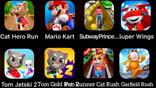 Cat Hero Run,Tom Jetski 2,Tom Gold Run 2,Super Wings: Jett Run,Mario Kart,Garfield Rush,Pet Runner…. screenshot 4