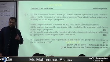 CAF 7 CLAW Sir Asif Lecture-46