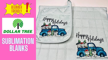 SUBLIMATION TUTORIAL: EASY DOLLAR TREE BLANKS