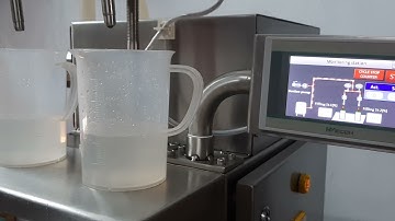 2 head servo liquid filling machine