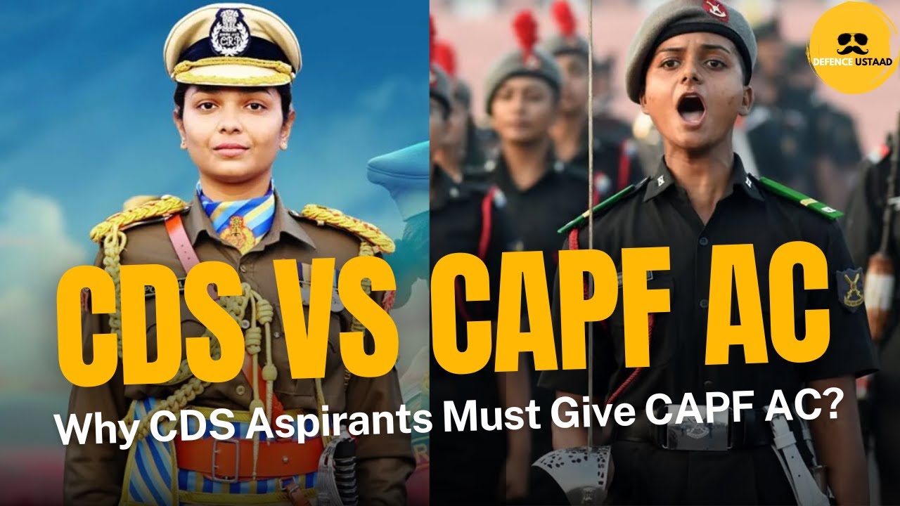 CDS vs CAPF AC | Defence Ustaad - YouTube