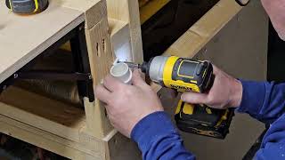 Dewalt DW745 table saw dust control #woodworking #DIY #40