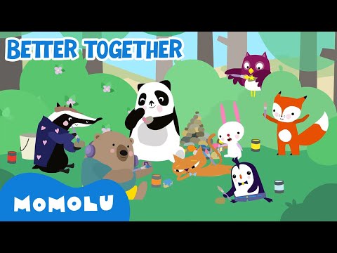 Momolu - Better Together 🐼💜 | Momolu and Friends | Compilation | 15+ Minutes | @MomoluOfficial