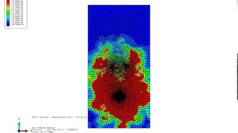Acoustic wave propagate through a plate with a crack