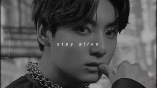 jungkook - stay alive (slowed   reverb)