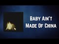 Miniature de la vidéo de la chanson Baby Ain't Made Of China