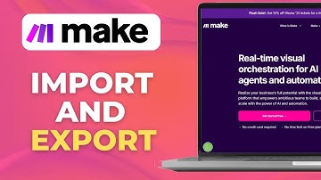 How to import and export in Make.com