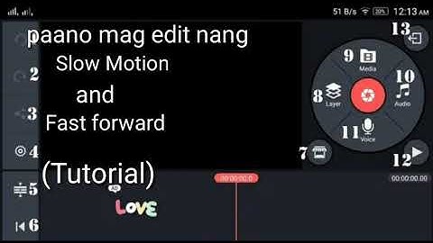 PANO MAG-EDIT NG SLOW MOTION AND FAST FORWARD (TUTORIAL TAGALOG)-KINEMASTER