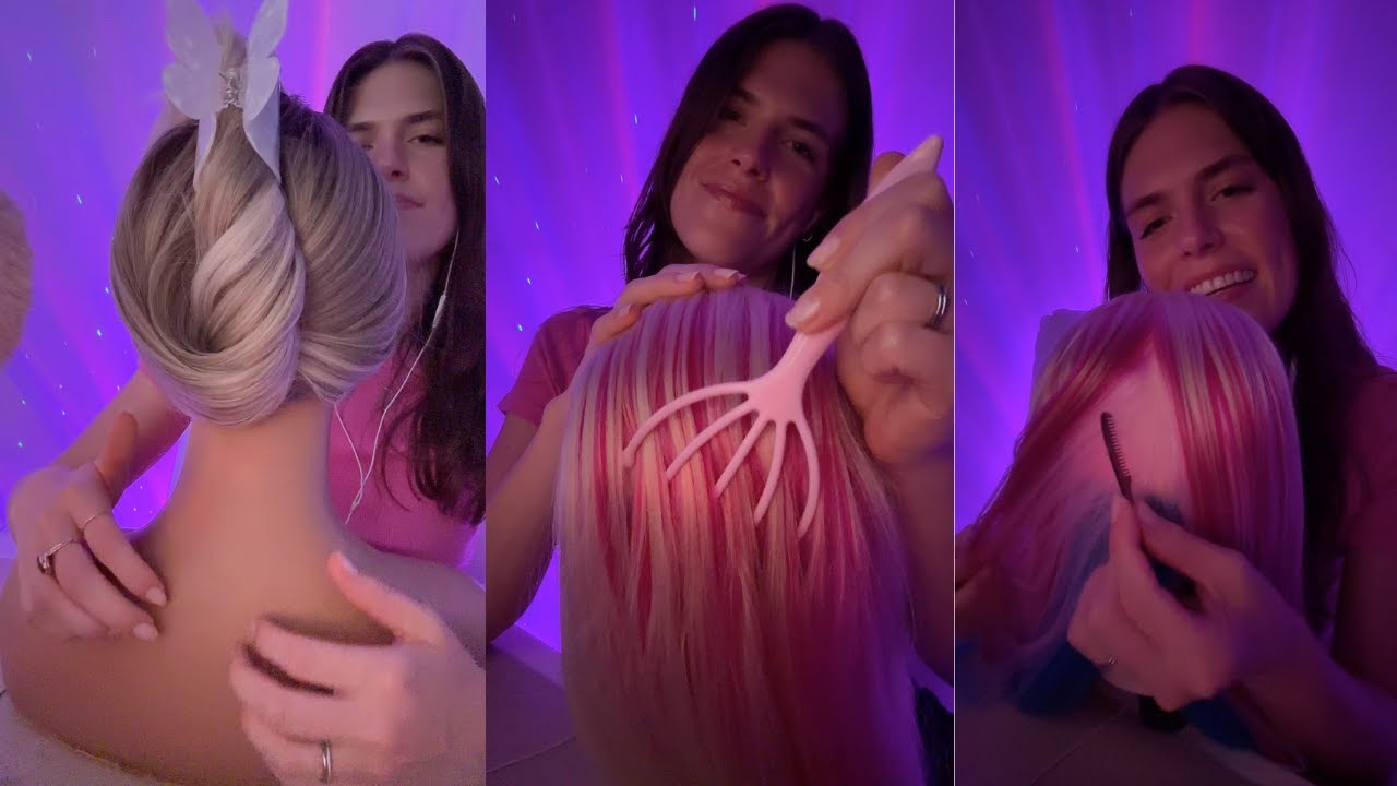 ASMR | Wednesday, 06.05.24 Back Tapping & Scratching, Head Massage, Hair Parting, Baby Comb