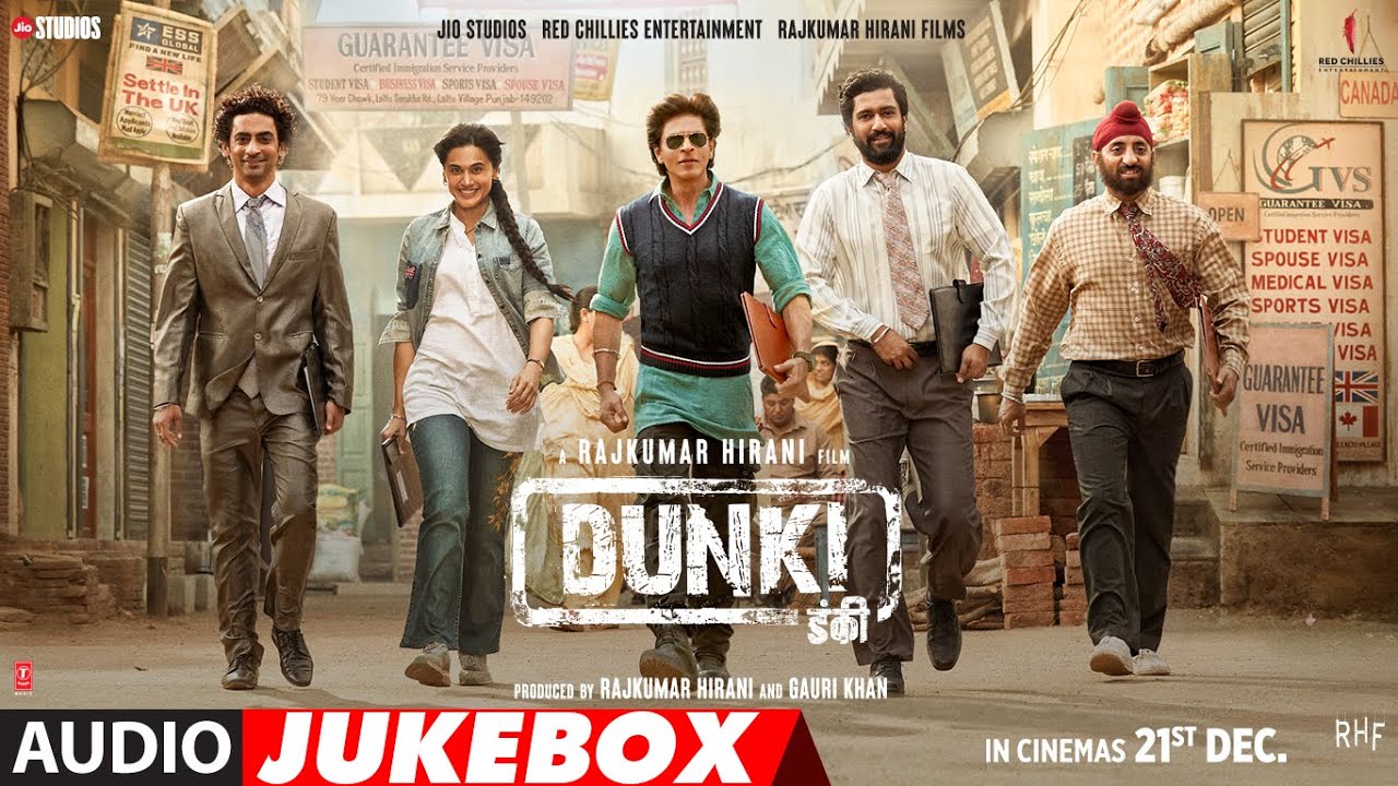 Dunki   Audio Jukebox  Full Album  Shah Rukh Khan  Rajkumar Hirani  Pritam  Taapsee Pannu