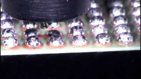 BGA Single ball rework - Finetech rework station