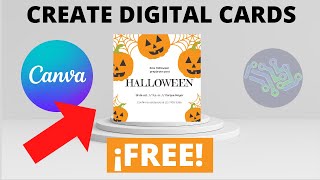 How to MAKE ONLINE INVITATION | birthday invitation card digital business card and more in CANVA screenshot 1