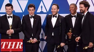 Oscars Winners for 'Spider-Man: Into the Spider-Verse' Full Press Room Speeches | THR