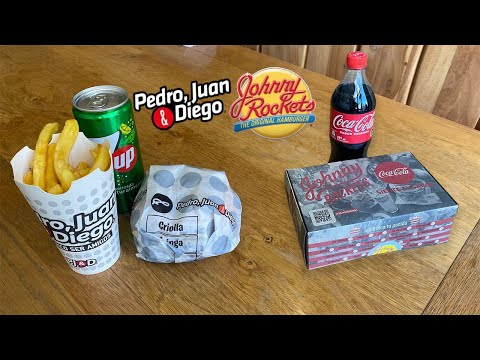 Johnny Rockets v/s Pedro Juan y Diego "Probando Hamburguesas (cadena)" - Probando weas Express