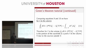 M-OSRP Annual Meeting 2015, Day 1 - Video 2 - Arthur B. Weglein