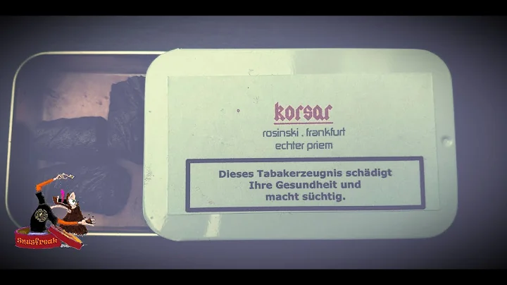 Snus TV:  Der echte Priem, KORSAR aus dem hause Ro...