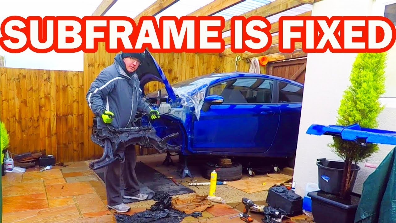 Подрамник исправлен. Разбитая Fiesta ST ЧАСТЬ 5