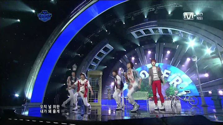 [HD] 110526 Boyfriend - Let's Get It Started+Boyfriend (M Count Down Debut Stage Live)