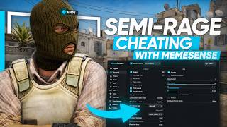 CS2 SEMI-RAGE CHEATING HIGHLIGHTS (w/ Memesense)