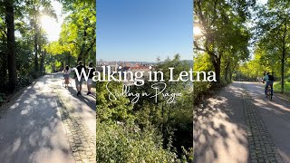 Letna Park, Prague - Walking and People Watching - Ultra HD (4K 60fps)