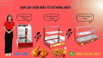 tủ giữ nóng kính cong