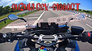 SUZUKI GSX S1000GT TEST RIDE | 试骑 | STOCK EXHAUST SOUND