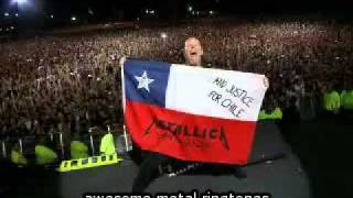Awesome  8  Metallica   Live In Chile 2010   Sad But True   With Lyrics / Con Letra