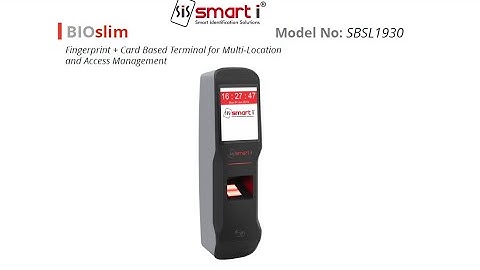 Working of Dual Authentication in BioSlim Biometric Device