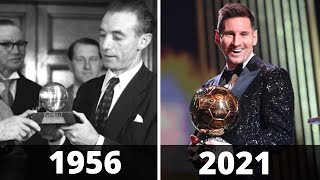 Tous les BALLON D'OR depuis 1956