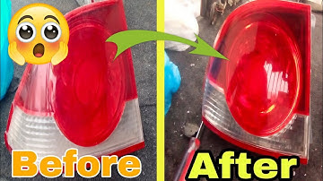 How to restore rear tail lights | How to restoration tail lamp | Tail lights repair