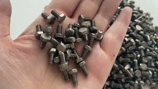 Titanium Hex Head Screw Manufacturer | DIN 933 M4×8 Grade 2 | Custom Titanium Bolts Factory China