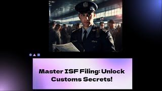 Master ISF Filing: Unlock Customs Secrets!