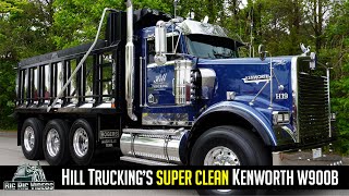 Hill Trucking's 2004 Kenworth W900B Dump Truck