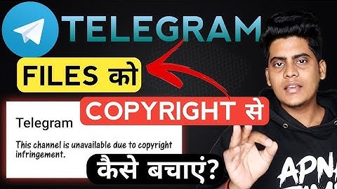 how to solve copyright infringement Telegram copyright