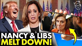 Nancy Pelosi BURST Into TEARS On LIVE-TV at Kamala Concession Speech To Trump, Kamala Voters SOB 😭