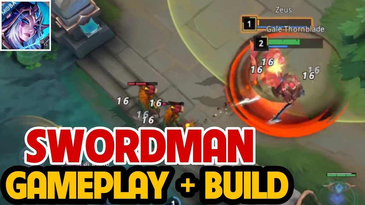 ✔️ AutoChess MOBA | Gale Thornblade (Swordman) Dash/Reap Gameplay + Build