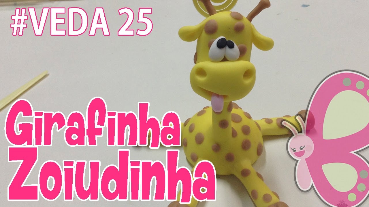 DIY - Girafinha Zoiudinha - Sah Passa o Passo 