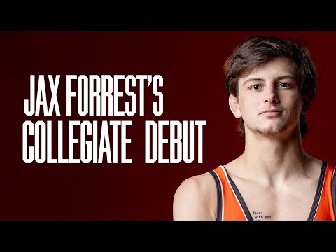 Jax Forrest PINs opponent in 47 SECONDS in Collegiate Debut - Full Bout
