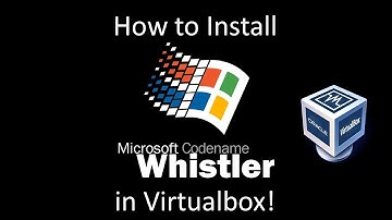 Windows Whistler Build 2430 - Installation in Virtualbox