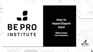 Aula 07 - Bootcamp OutSystems O11 -  How-to Import Export Excel Files