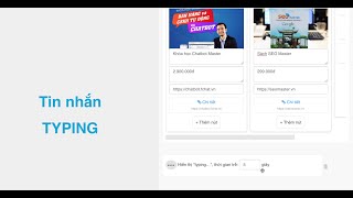Hướng dẫn cài đặt tin nhắn typing cho chatbot Fchat screenshot 5