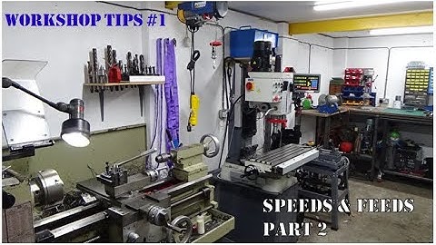 Workshop Tips #1 Speeds & Feeds Part 2