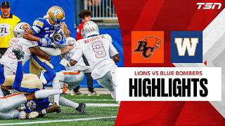 Week 9: Lions vs. Blue Bombers | Full Highlights