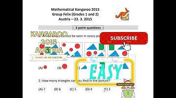 AUSTRIA KANGAROO GRADE 1-2   YEAR 2015 olympic #olympic #math #grade1 #easy #kangaroo #grade2 #2015