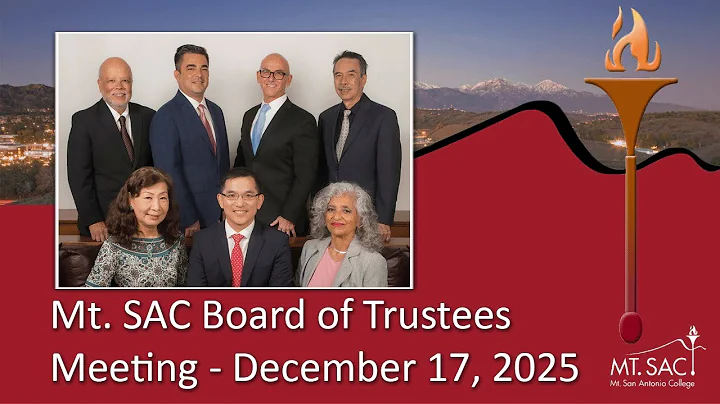 Regular Meeting of the Board of Trustees - Dec 17 2025
