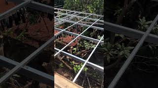 Rooftop welding steel ✅ #welding #shortvideo #stickwelding #construction
