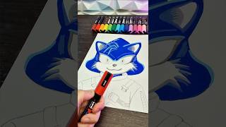 I Drew The New Sonic The Hedgehog Character / What his name? #shorts #sonic #drawing