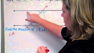 Triangle Sum & Exterior Angle Thm