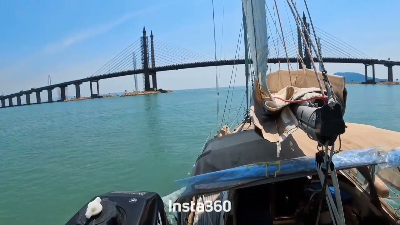 50대말 한국으로 버킷리스트 요트여행, 좌초될뻔한 위기도